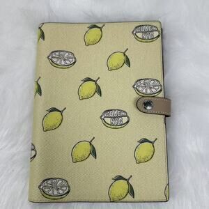 Coach Notebook With Lemon Print CAO42 NWT